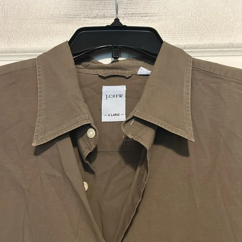 J. Crew Long Sleeve Button Down Shirt Size XL